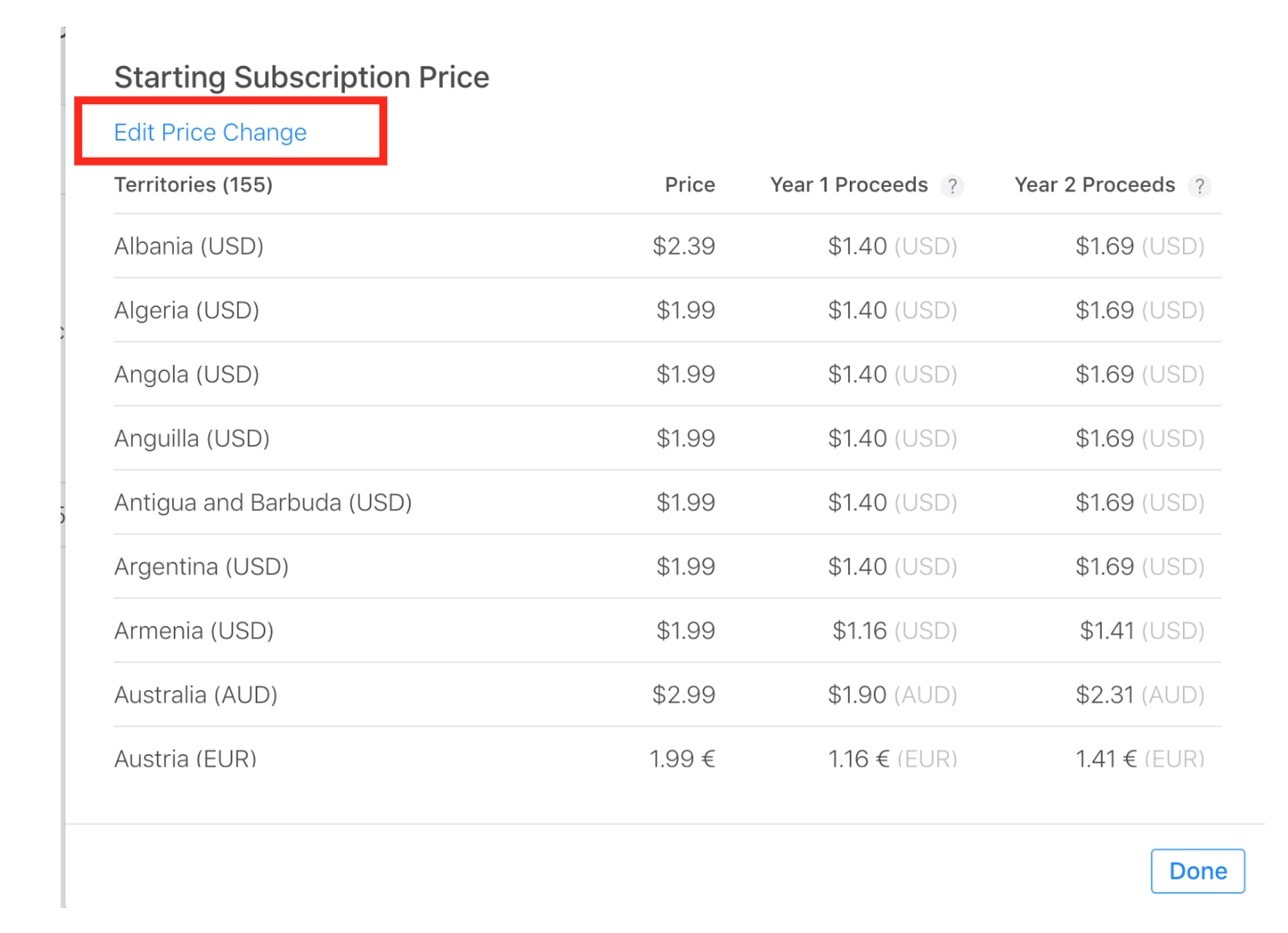 iOS Subscriptions