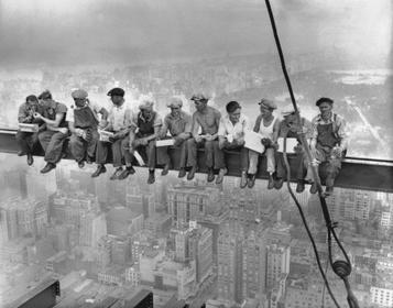 Skyscraper workers